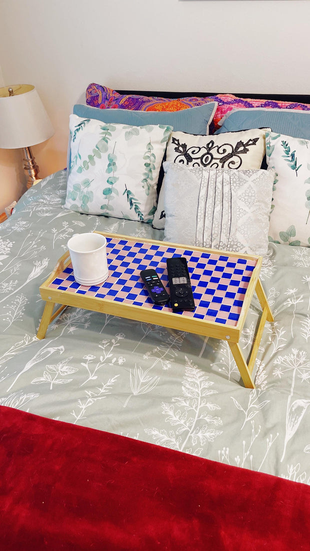 Breakfast Tray | Laptop Tray | Mosaic Tray | Mosaic Tile Tray | Lap Desk | Bed Tray Table | Couch Tray | Portable Tray | Folding Tray