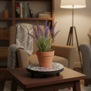 10” Handmade Round Plant Stand,