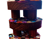 Colorful Wooden Coasters/ Plant Stands