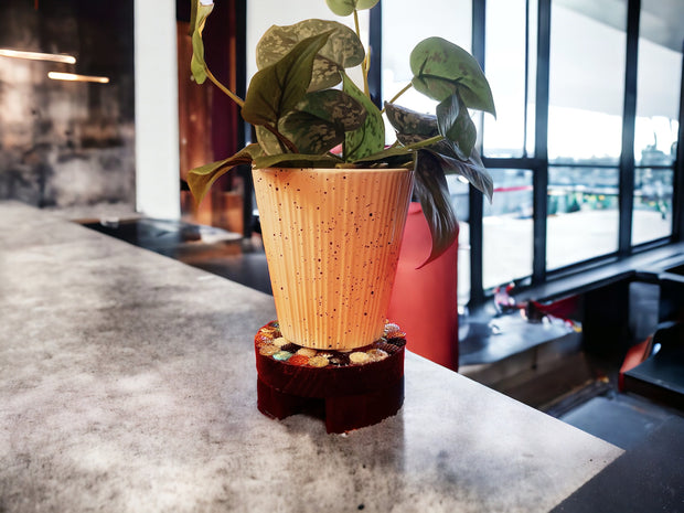 Colorful Wooden Coasters/ Plant Stands