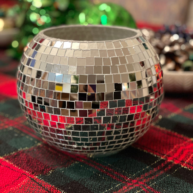 Disco Ball Planter| Disco Ball Gift | Dopamine Decor | Maximalist Plant Pot | Disco Ball Decor | Trendy Plant Pot | Statement Planter