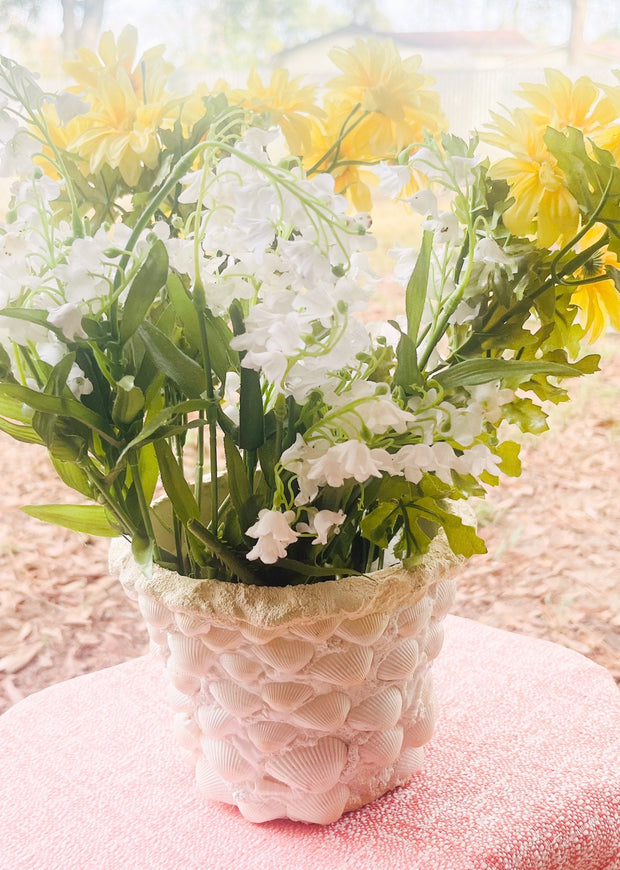 Seashell Beach Plant Pot