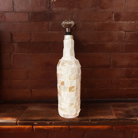 Mother of Pearl Decanter | Wine Decanter | Mosaic Decanter | Wine Mosaic | Wine Lover Gift | Wine Carafe | Bar Cart Decor | Wine Accessories