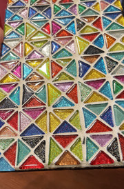 Mosaic Plant Stand | Kitchen Riser | Plant Riser | Decor Riser | Decorative Stand | Mosaic Plant Gift | Colorful Tile Gift | Table Riser