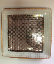 Decorative Square Gold Platter