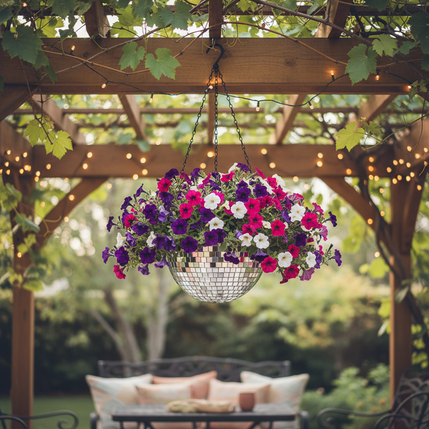 Mirrored Hanging Planter