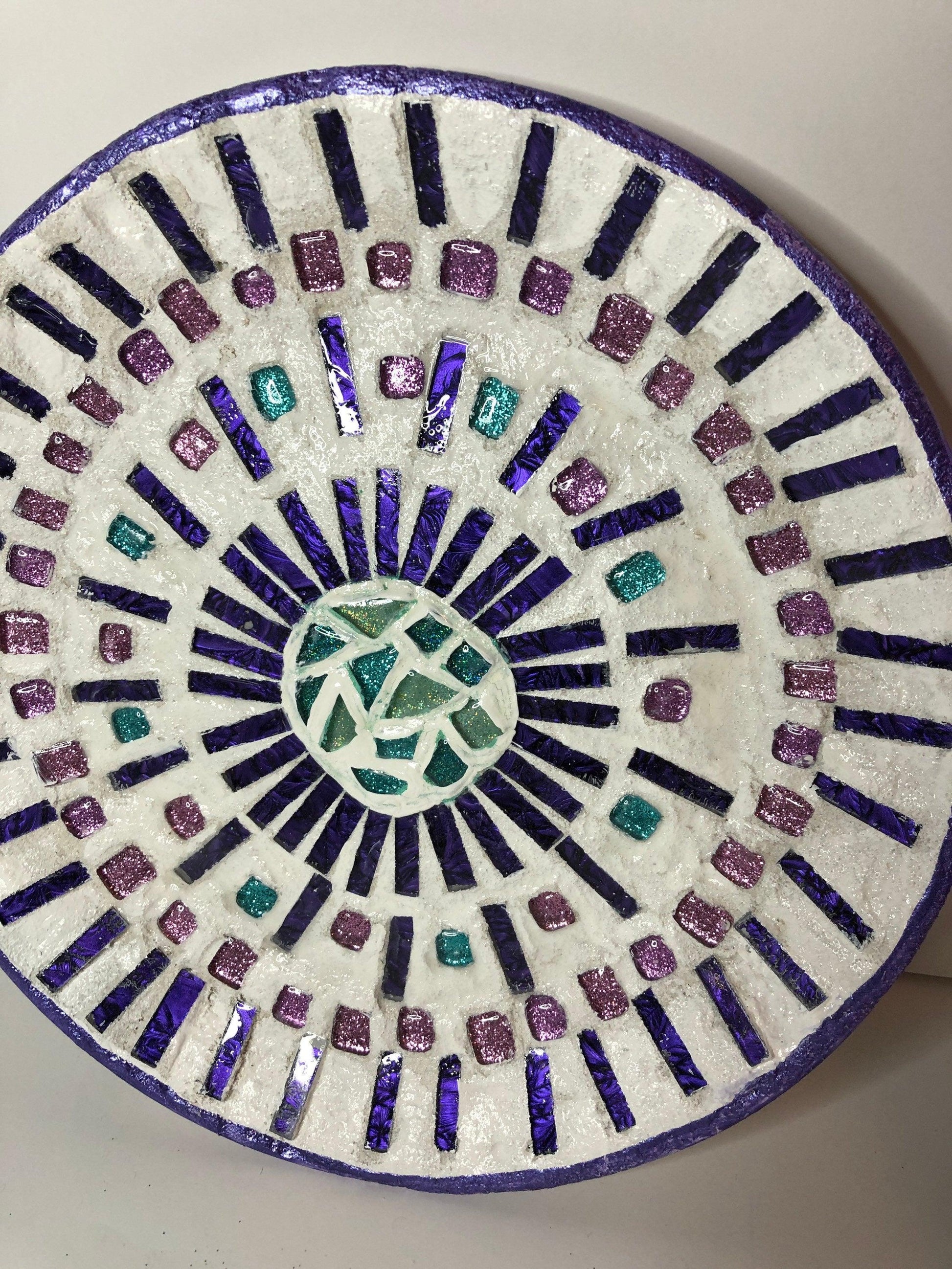 Colorful mosaic butterfly-shaped hot plate coaster with decorative design, made by My Store.