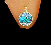 Handmade Seashell Pendant Necklace