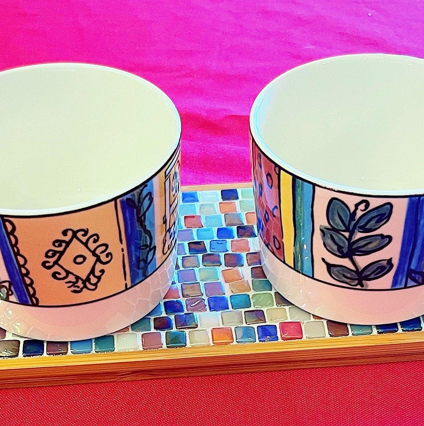 Ceramic trivet, spoon rest, or plant stand with decorative design, suitable for kitchen or tabletop use.