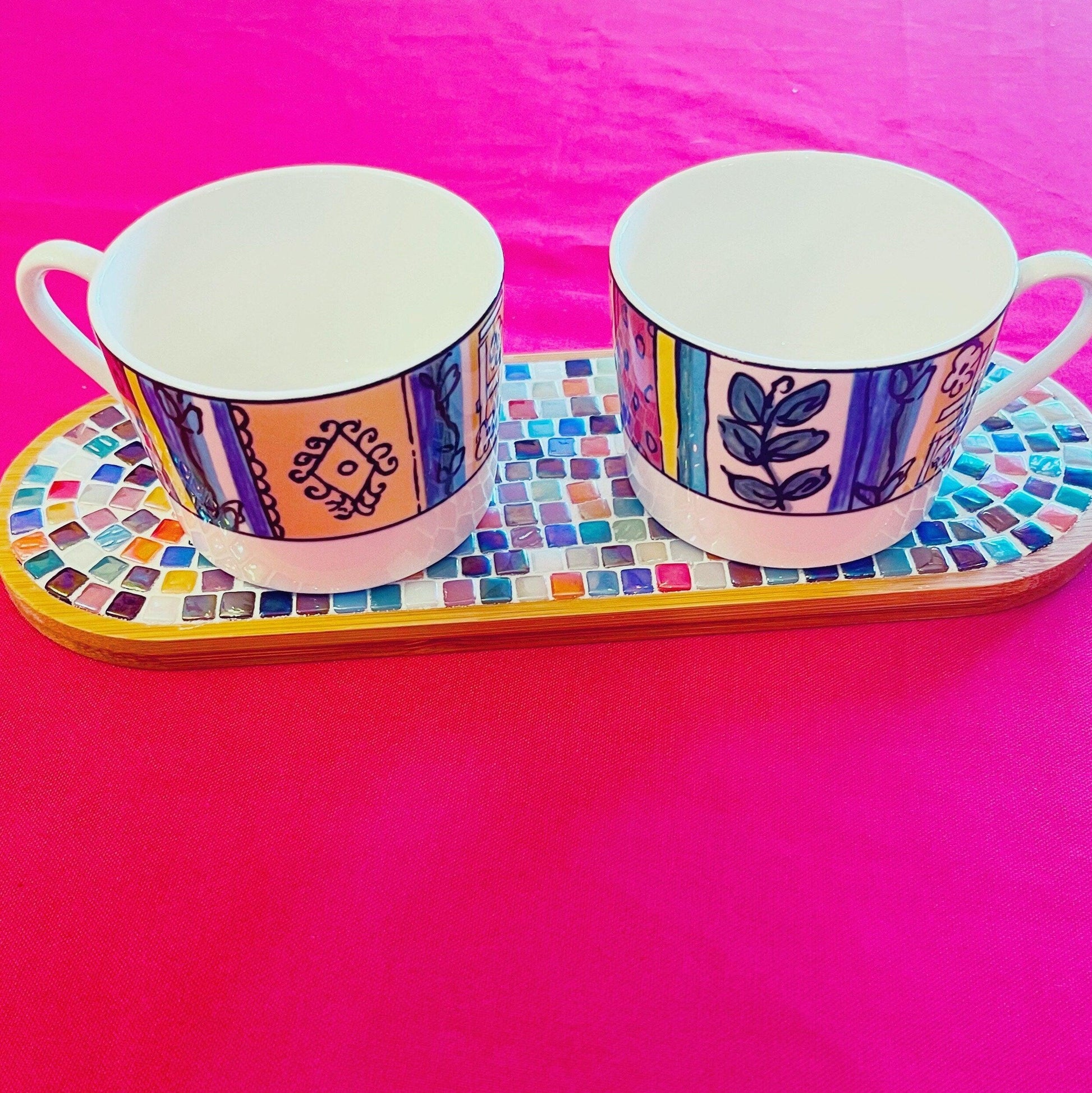 Ceramic trivet, spoon rest, or plant stand with decorative design, suitable for kitchen or home use, by My Store.