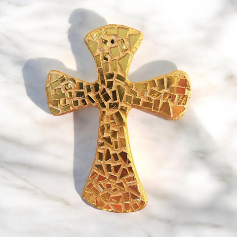 Gold Christian Wall Cross