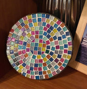 Decorative Indoor Plant Stand | Mosaic Plant Stand | Colorful Plant Stand | Mosaic Tile Gift | Boho Plant Holder | Mosaic Plant Gift