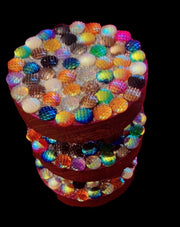 Colorful Wooden Coasters/ Plant Stands