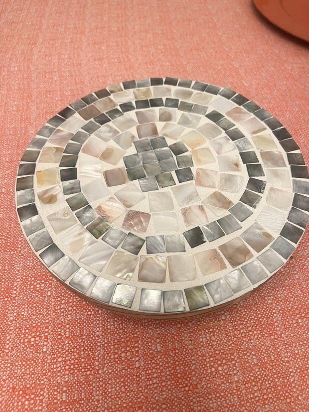 Indoor Garden Mother-Of-Pearl Plant Stand