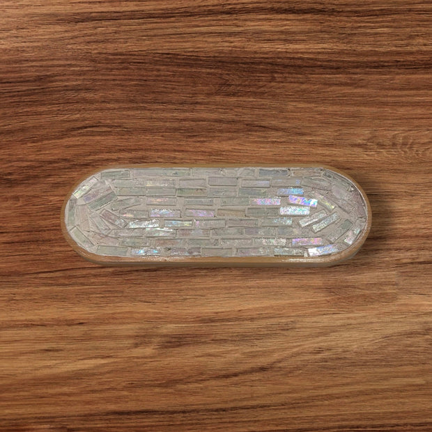 Iridescent Stained Glass Trivet/Spoon Rest/ Plant Tray