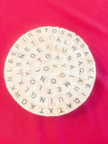 Decorative plant stand featuring a word game design, ideal for home or office plant display, by My Store.