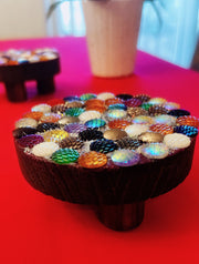 Colorful Wooden Coasters/ Plant Stands