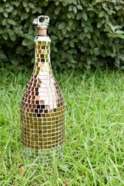Wine Decanter, Gold Decanter, Large Wine Decanter, Champagne Bottle Decanter