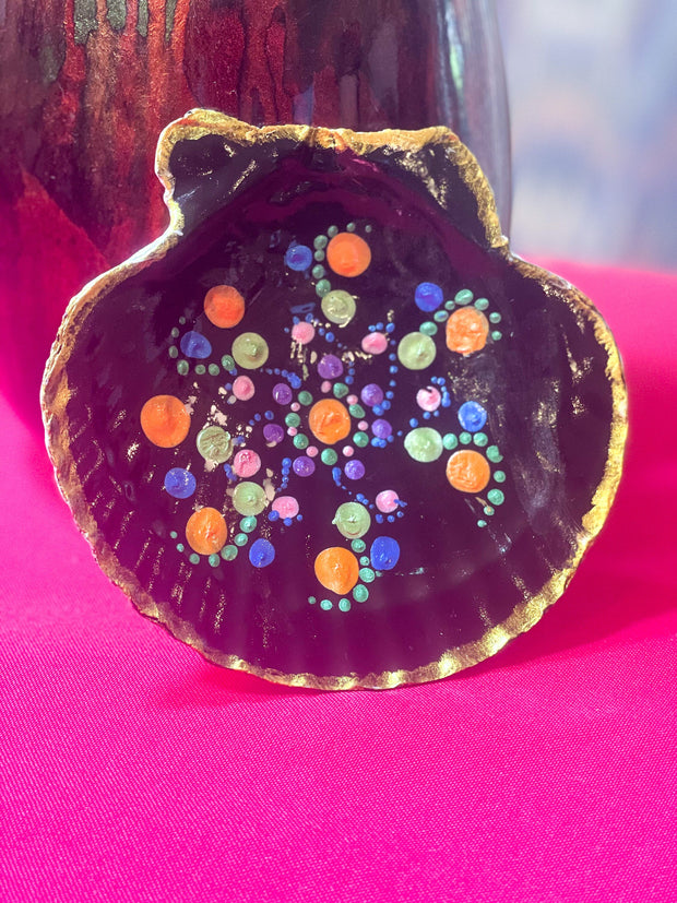 Hand Painted Ring Dish