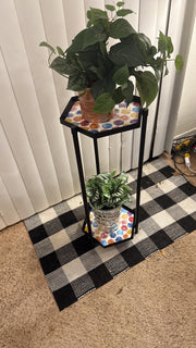 Tiered Plant Stand | Tiered Planter | Rainbow Plant Stand | Mosaic Plant Stand | Plant Stand Decoration | Corner Plant Stand | Tier Planter
