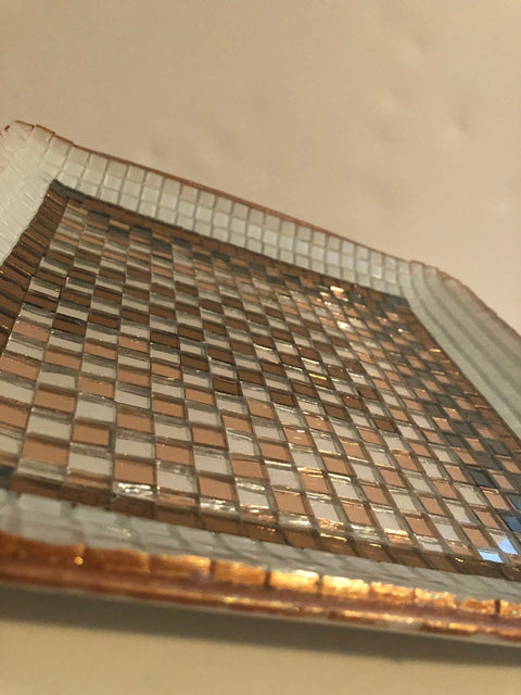 Decorative Square Gold Platter