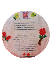 Custom Poetry Decorative Piece