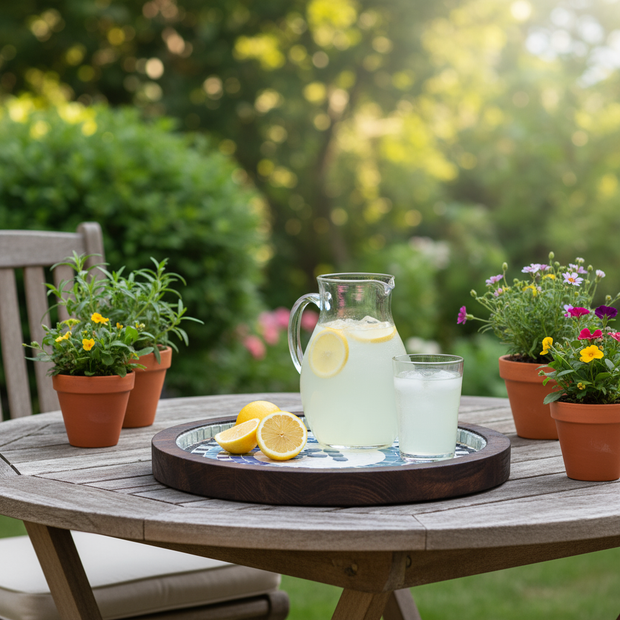 Decorated Stand For Baked Goods or Plants