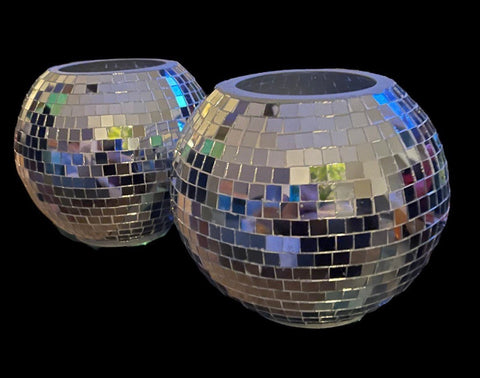 Disco Ball Planter| Disco Ball Gift | Dopamine Decor | Maximalist Plant Pot | Disco Ball Decor | Trendy Plant Pot | Statement Planter
