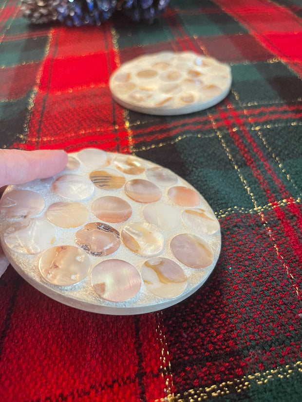 Mother of Pearl Coasters