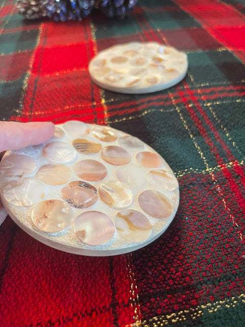 Mother of Pearl Coasters