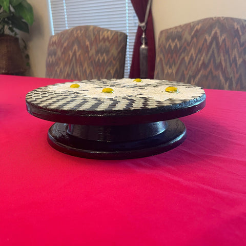 Decorated Stand For Baked Goods or Plants