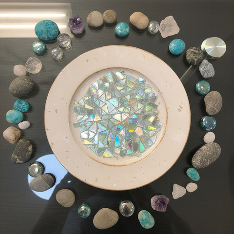 One of a Kind Glass Home Decor, Wall Art