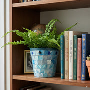 Turquoise Mother of Pearl Planter