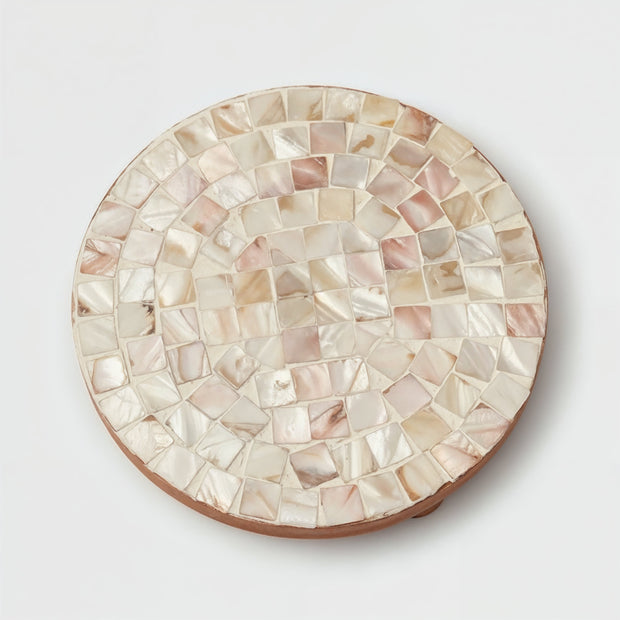 Large Mother of Pearl Decorative Stand