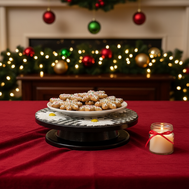 Decorated Stand For Baked Goods or Plants