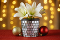 Luminous smoky pearl mosaic vase with a glossy finish and intricate mosaic pattern, ideal for elegant home decor.