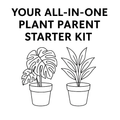 Miss Bette's Creations Plant Parent Care Kit with gardening tools, plant labels, and care supplies for indoor and outdoor plants.