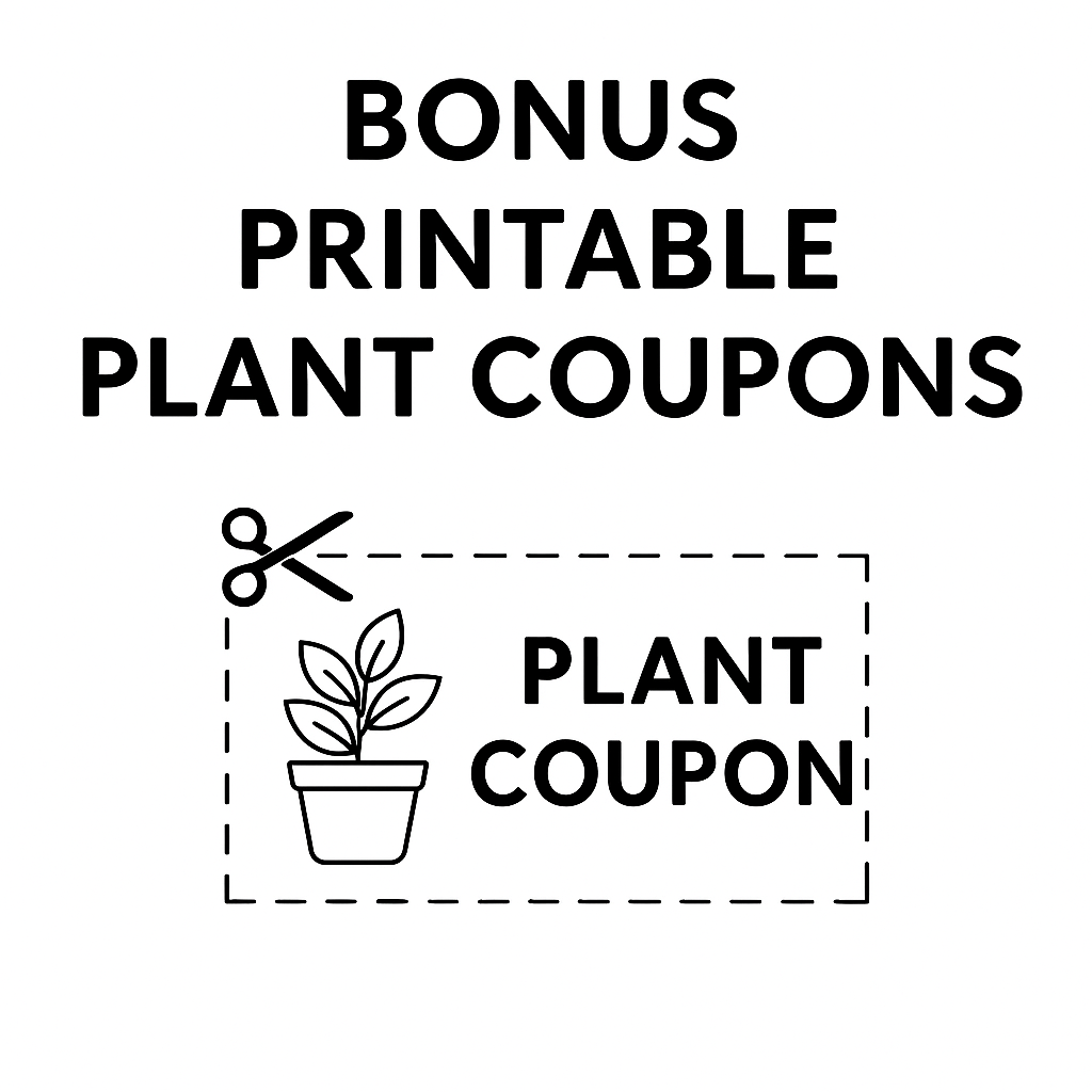 Miss Bette's Creations Plant Parent Care Kit with watering can, plant labels, and pruning tools for healthy indoor plants