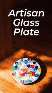 Colorful Indoor Plant Stand | Mosaic Plant Stand | Multicolored Plant Stand | Mosaic Tile Gift | Boho Plant Holder | Rainbow Plant Gift