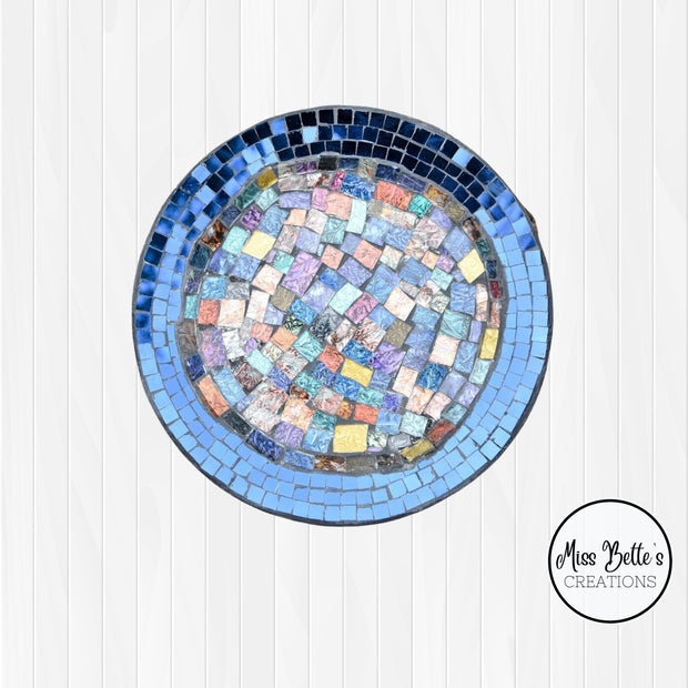 Blue Glass Wall Art