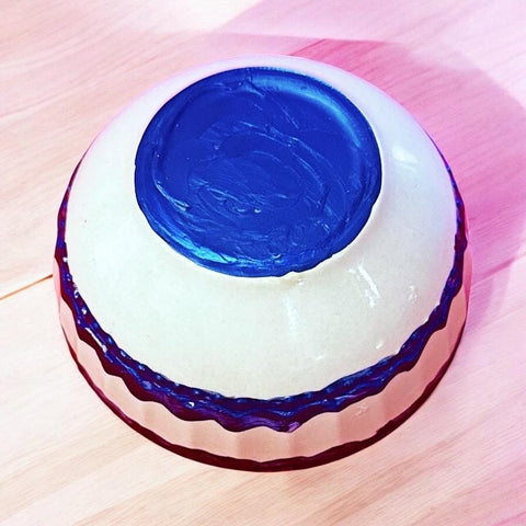 Blue white Bowl | Mosaic Bowl | Tile Bowl | Trinket Bowl | Blue Silver bowl | Catch All Bowl | Front Door Bowl | Disco Bowl | Mosaic Dish