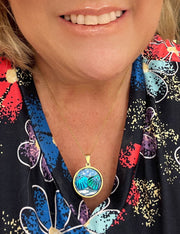 Handmade Seashell Pendant Necklace