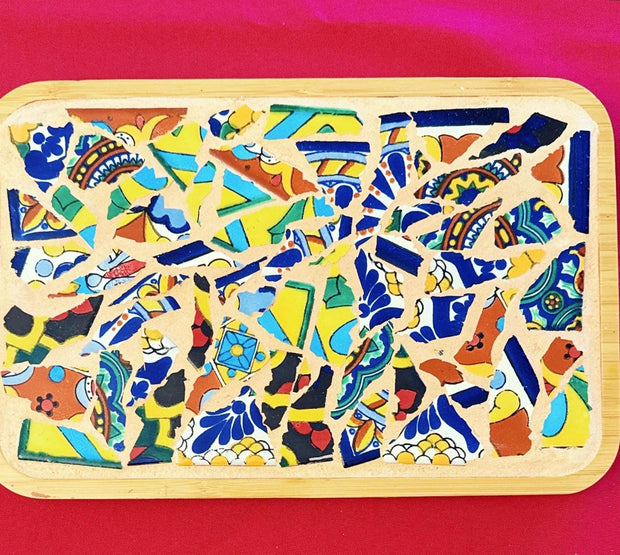 Mosaic Tray | Tile Tray | Mexican Tray | Coffee Table Tray | Trinket Tray | Coffee Tray| Display Tray | Plant Tray| Mosaic Gift