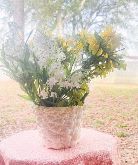 Seashell Beach Plant Pot