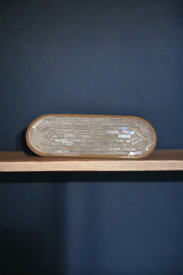Iridescent Stained Glass Trivet/Spoon Rest/ Plant Tray