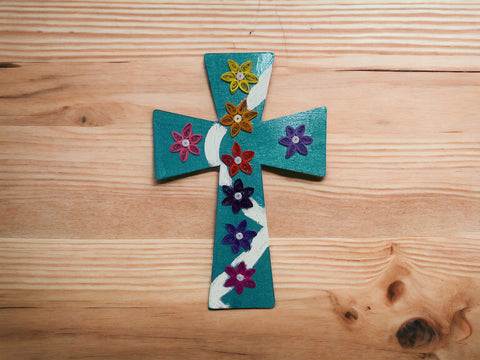 Handmade Decorated Christian Cross/ Wall Hanging