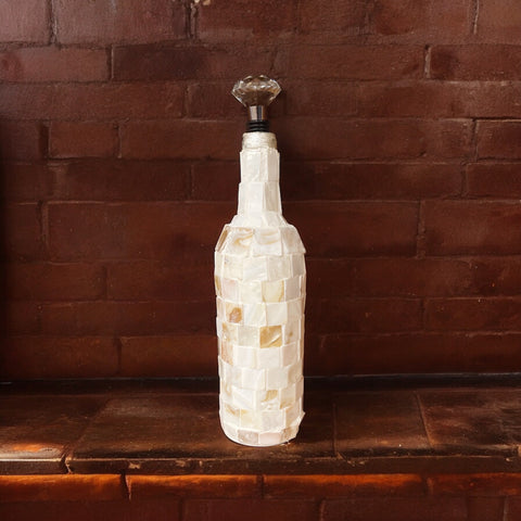 Mother of Pearl Decanter | Wine Decanter | Mosaic Decanter | Wine Mosaic | Wine Lover Gift | Wine Carafe | Bar Cart Decor | Wine Accessories