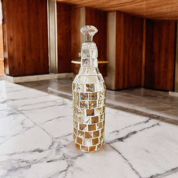 Wine Decanter | Disco Bottle | Disco Lover Gift | Wine Storage | Olive Oil Bottle | Mosaic Bottle | Mirrored Bottle | Wine Lover Gift