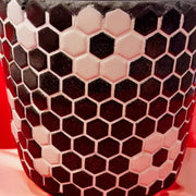 Black and White Planter | Mosaic Planter | Tile Plant Pot | 12” Planter | Decorative Planter | Boho Planter | Maximalist Planter