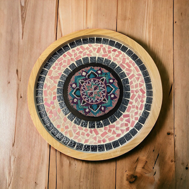 Large Wall Hanging, Mosaic Design, Original Handmade Artwork